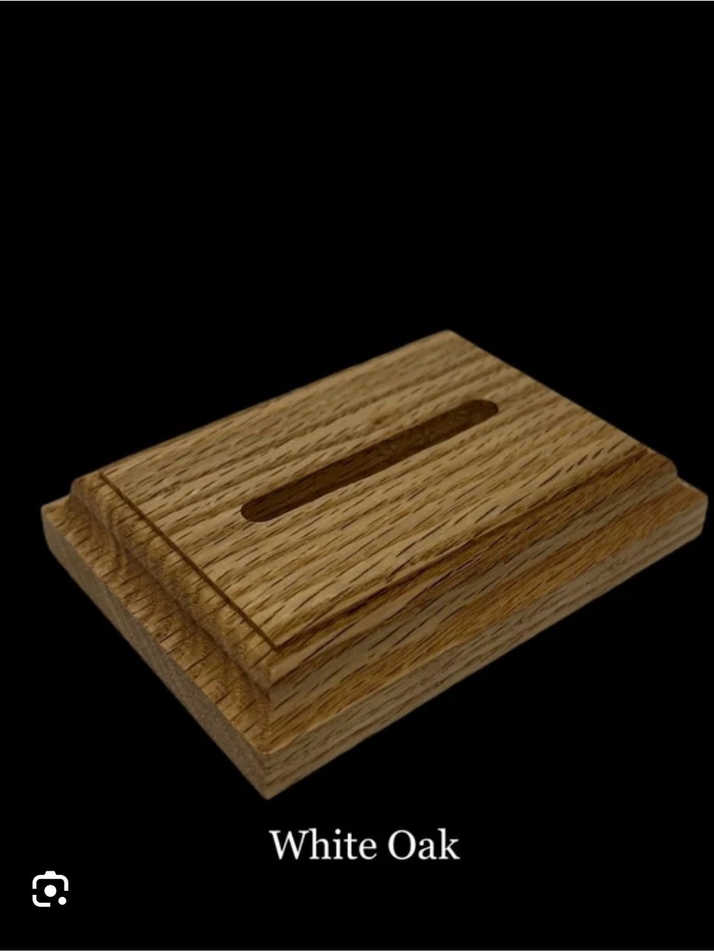 White Oak Wood Single Coin Display Base